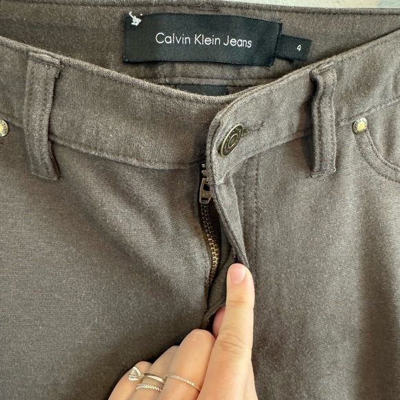 Calvin Klein Women’s Brown Pants Size 4 - Picture 4 of 11